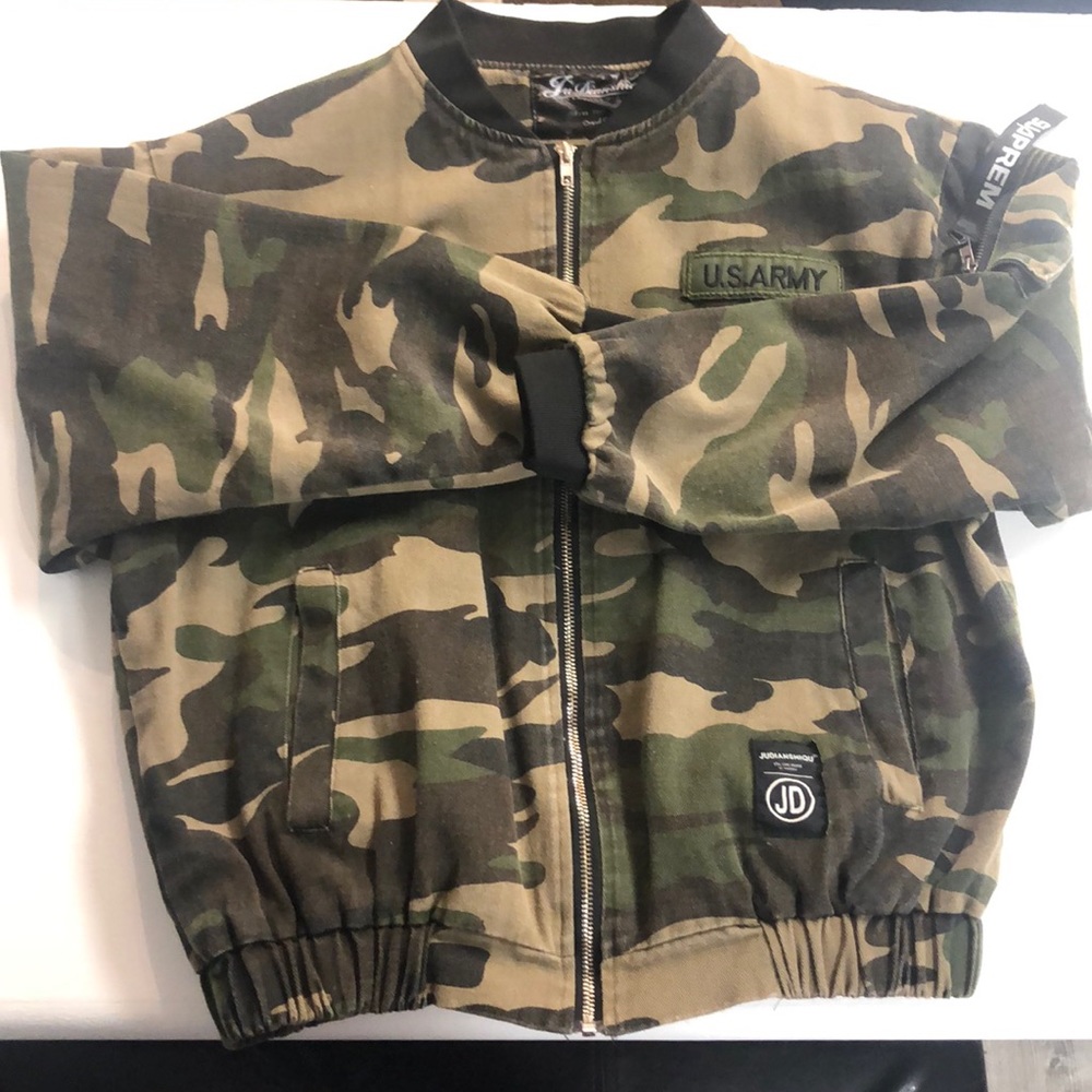 Camo Bomber Jacket